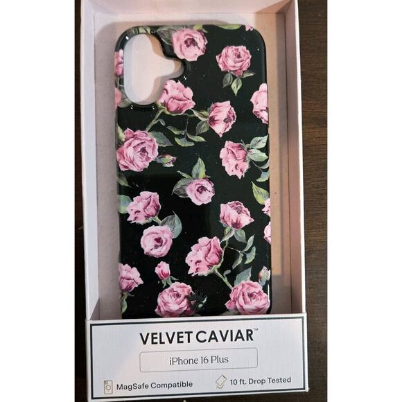 VELVET CAVIAR Apple iPhone 16 Plus MagSafe Case - Pink Rose Floral - Picture 1 of 4